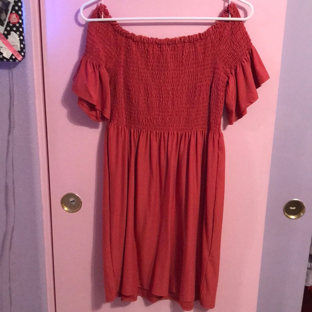 Derek Heart off the shoulder dress